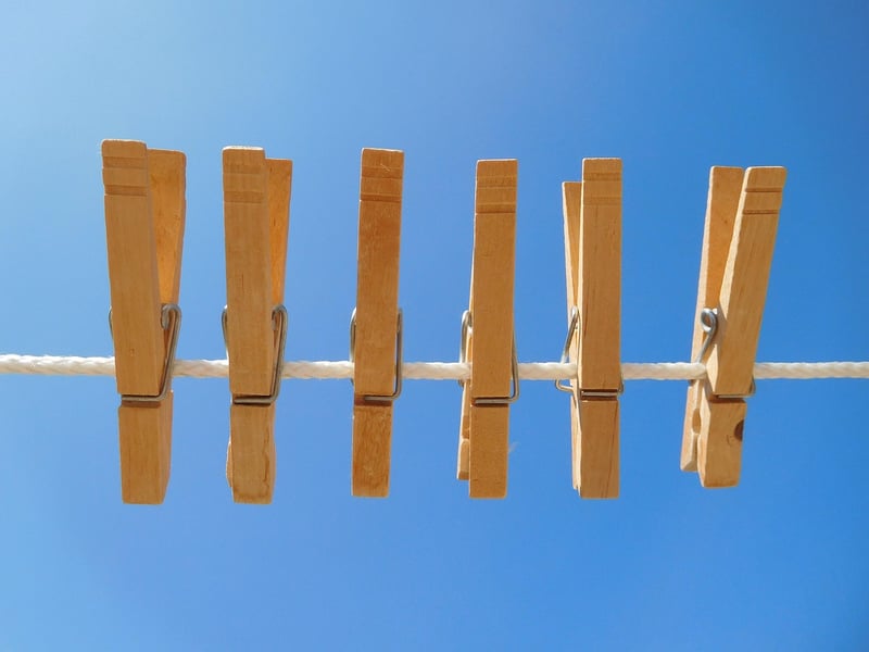 Wooden Clothespin Herb Markers