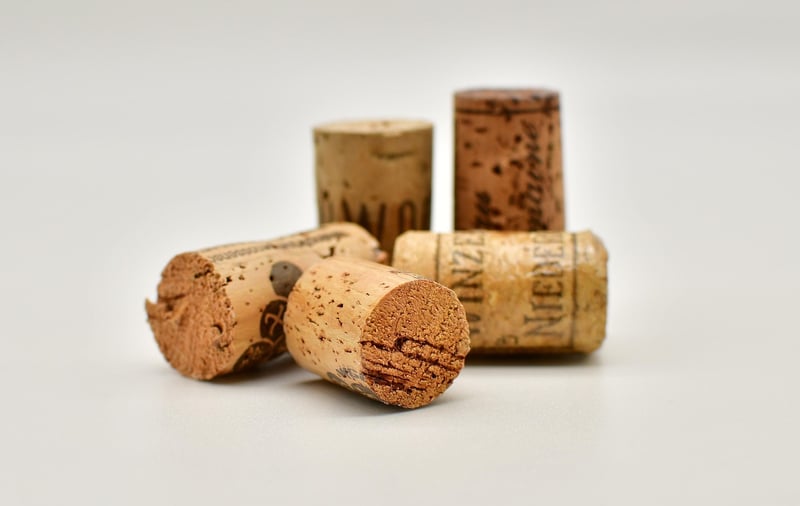 Wine Cork Herb Markers